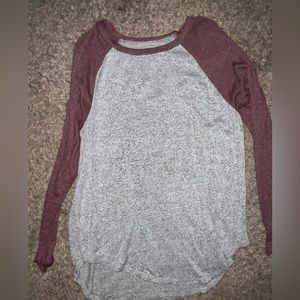 American Eagle Baseball Sweater Tee